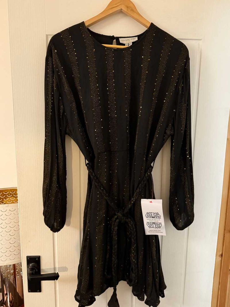 Black And Gold Riri Dress