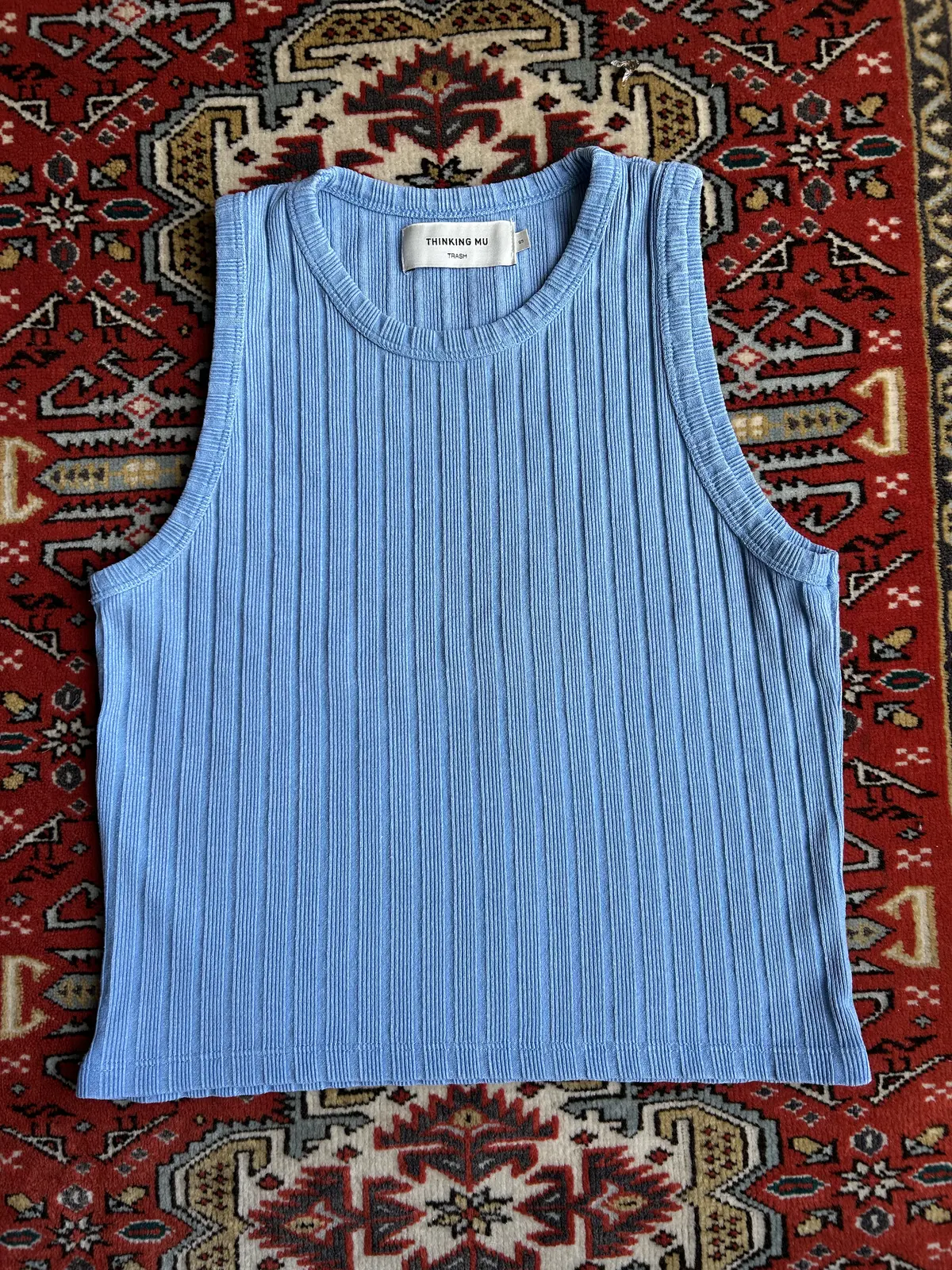 Thinking Mu • Trash Turkana Top • Heritage Blue - S