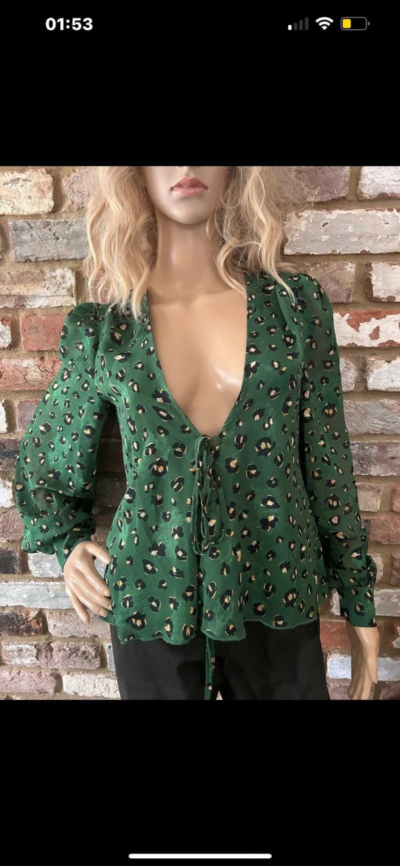 Green Leopard Ada Top