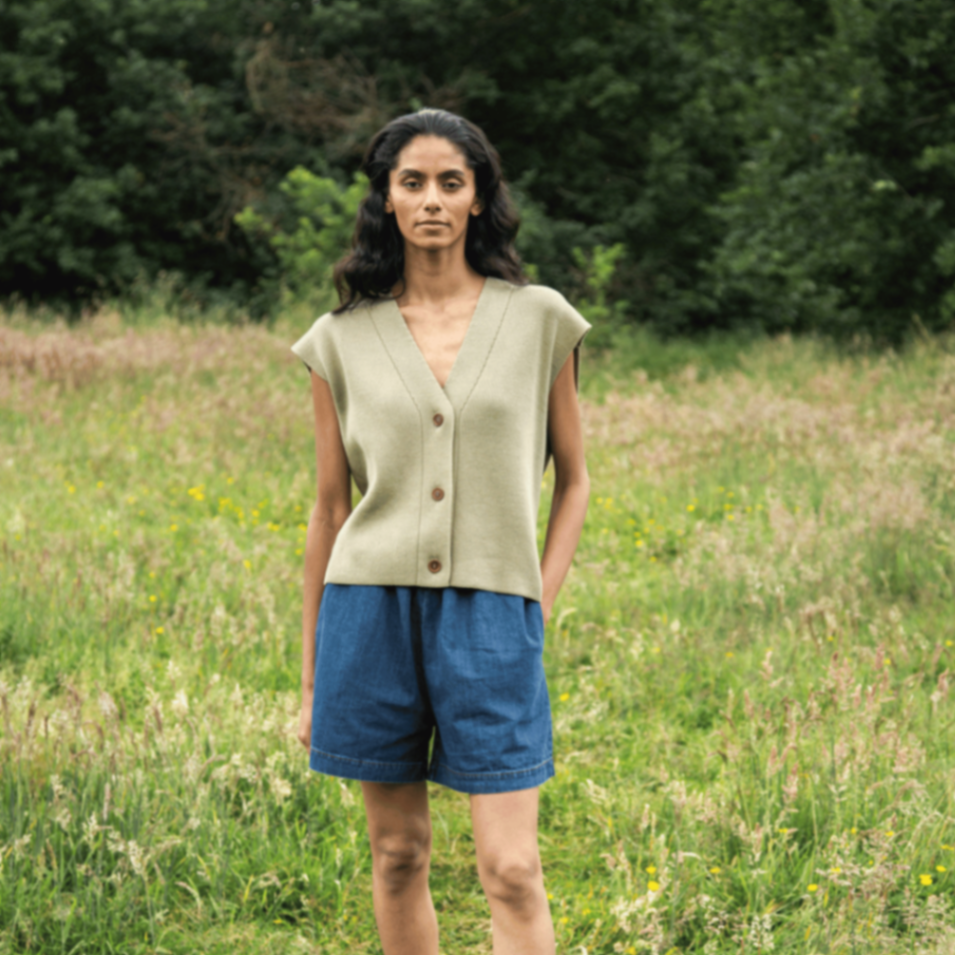Beaumont Organic • Aila Knitted Vest • Taupe