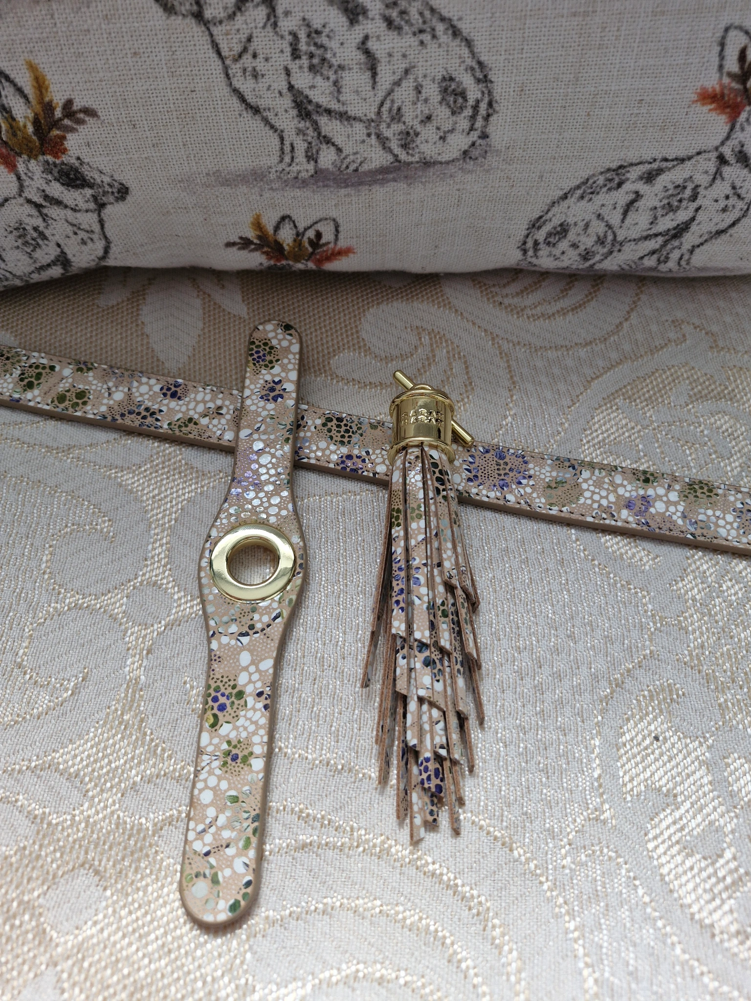 Petal floral trio set brand new gold hardware 
