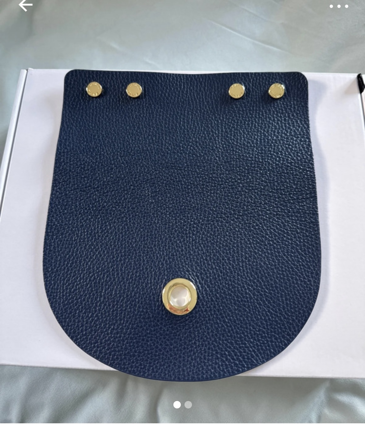 Space Mini Flap with gold hardware 