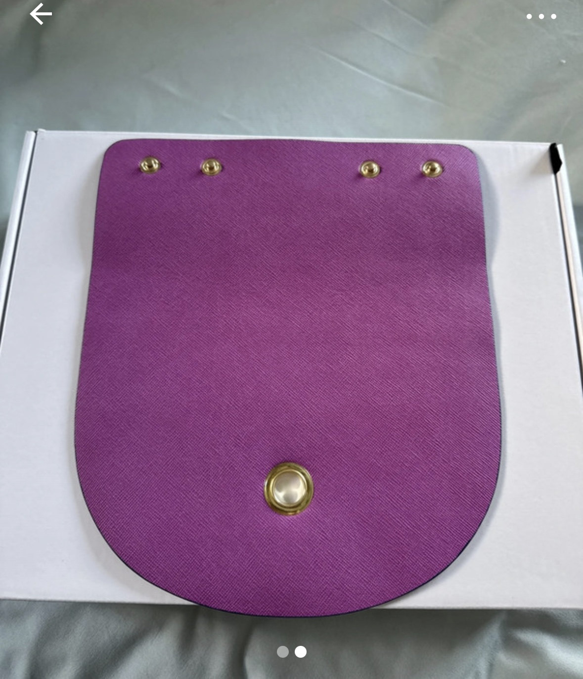 Space Mini Flap with gold hardware 