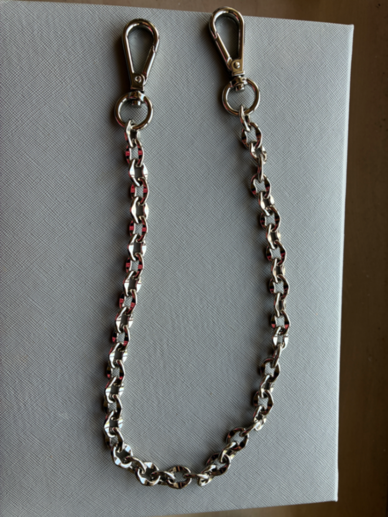 Short silver chain