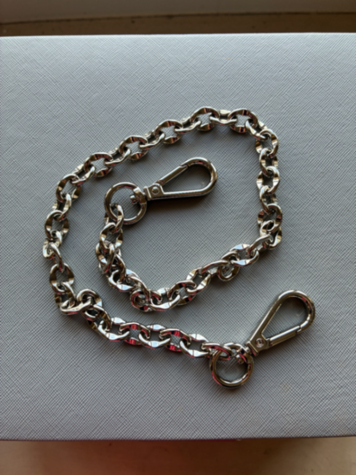 Short silver chain