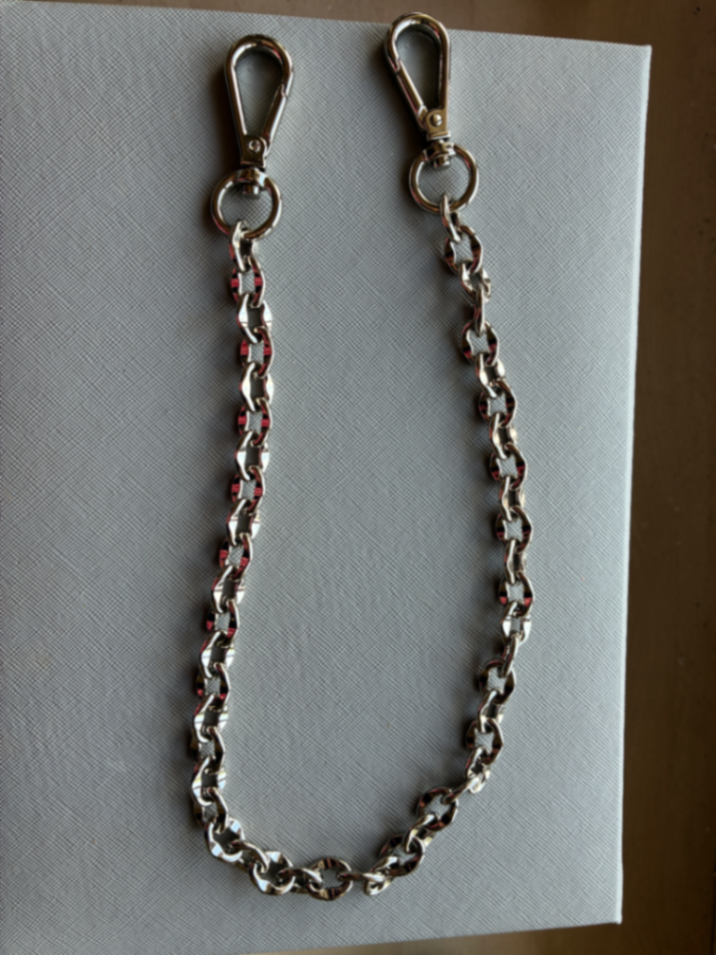 Short silver chain