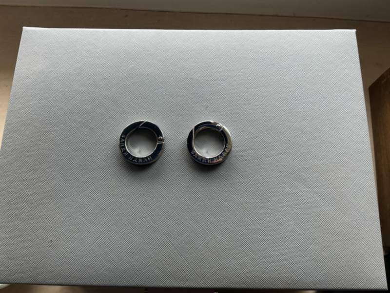 Magic O rings silver mini pair 