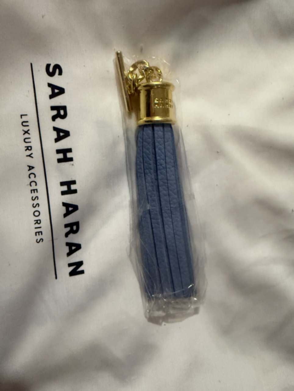 Capsule Tassel - Pop of Colour - Gold / Cornflower