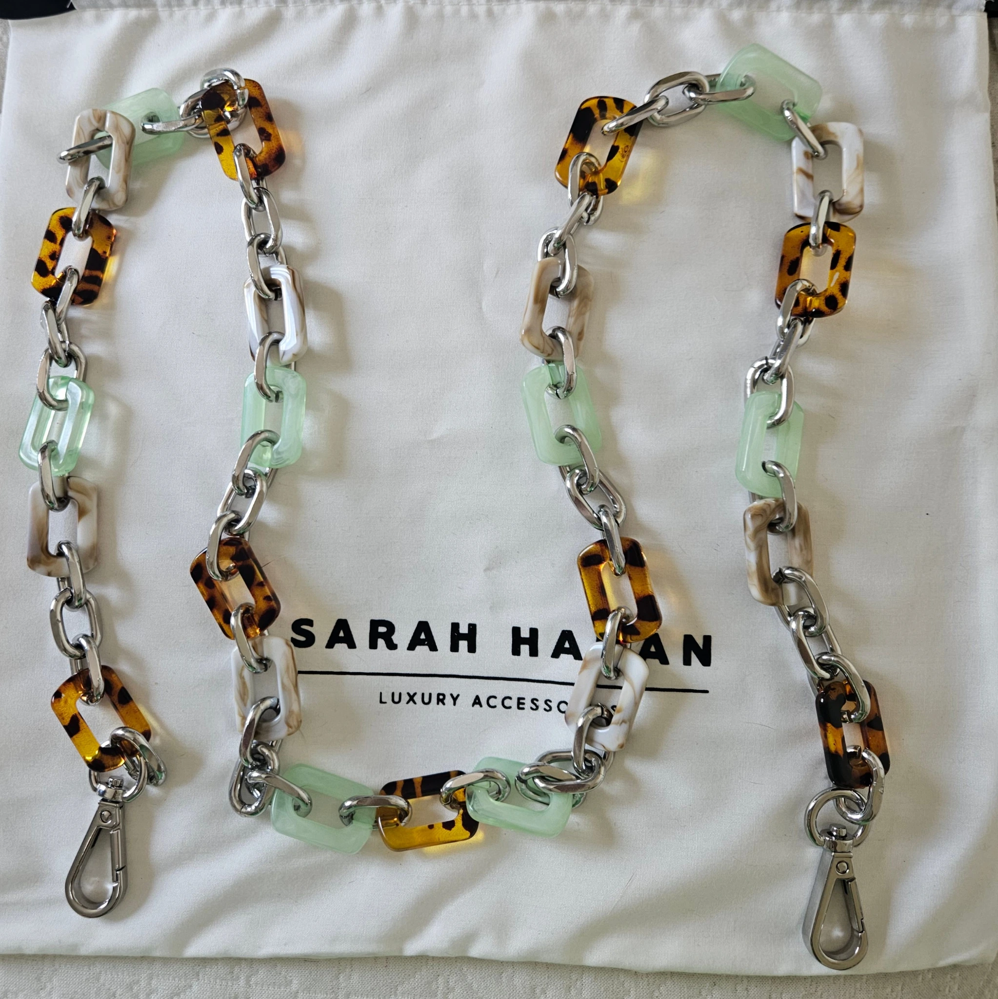 Long Nova Strap with Silver Hardware 
