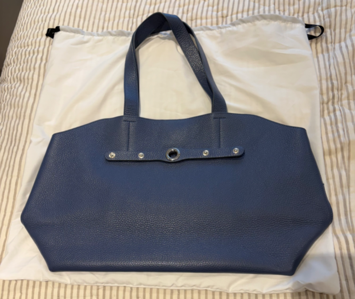 Bluebell Fern with Silver hardware