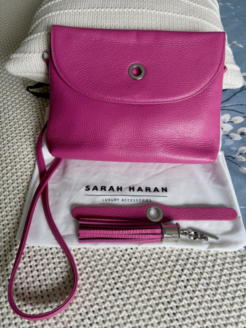 BUNDLE - Jasmine Crossbody, Deco & Tassel in Orchid with silver hardware