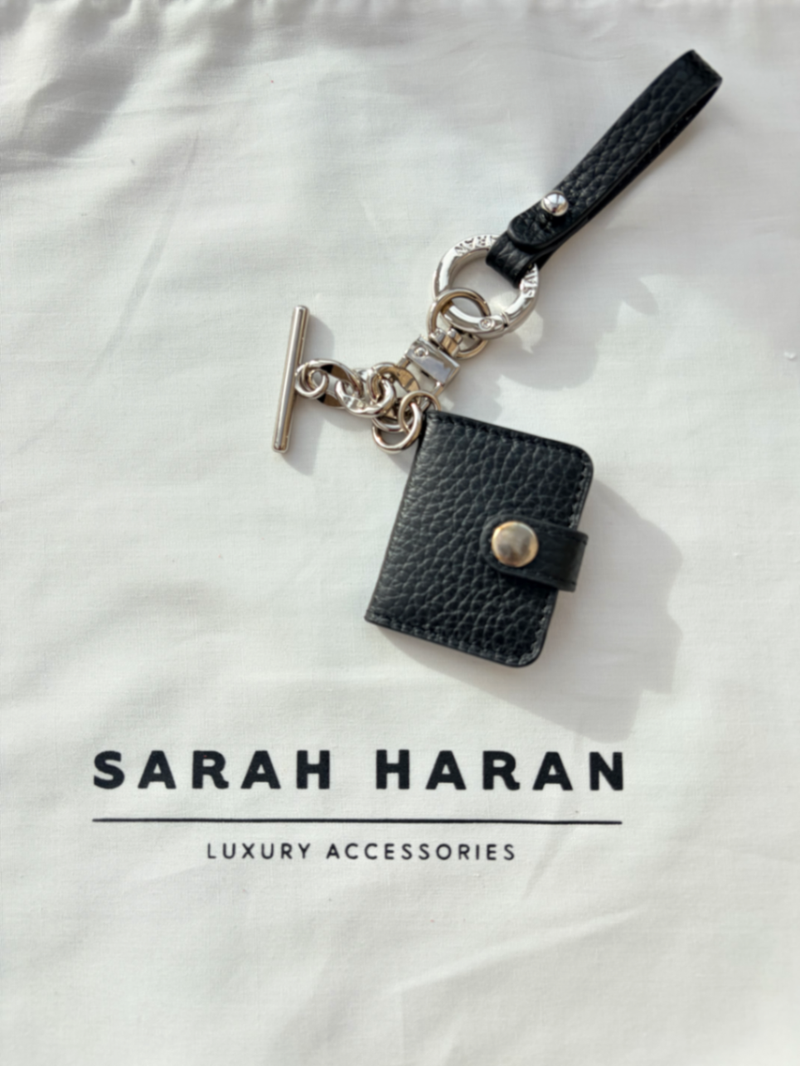 Black Moments Tassel silver hardware