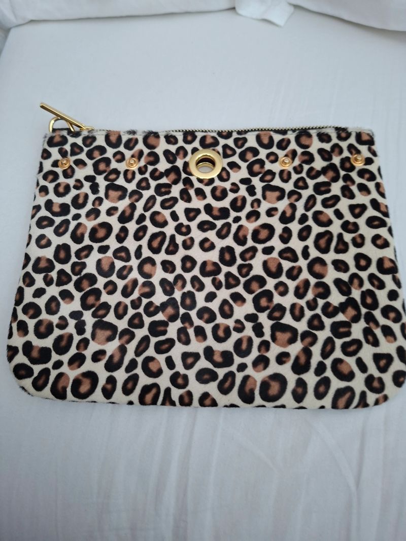 Ivy - Textured - Gold / Leopard Cream