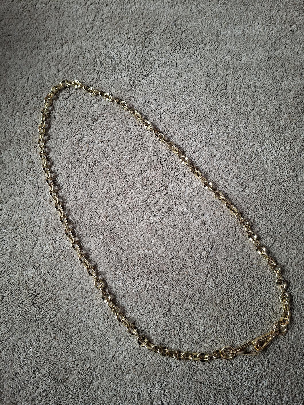 Chain Straps - Gold / Cross body Length - 107 cm