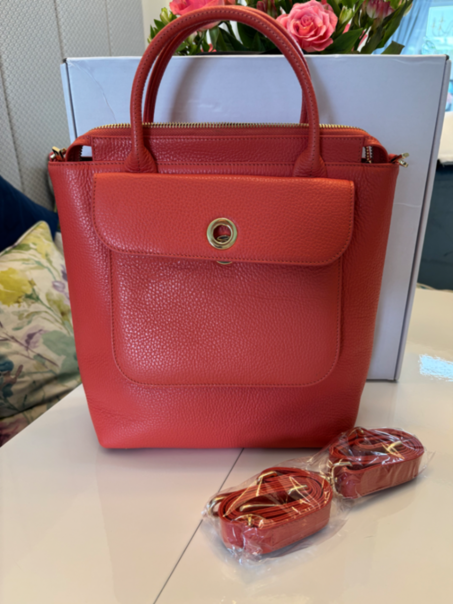 Coral mini p, lily, key chain & straps GHW