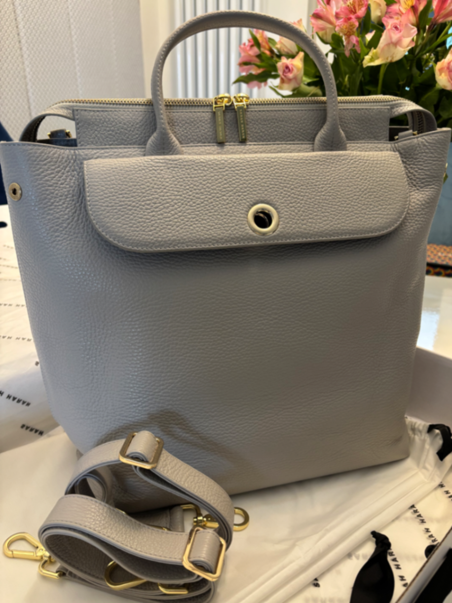 Dove grey Poppy multiway GHW