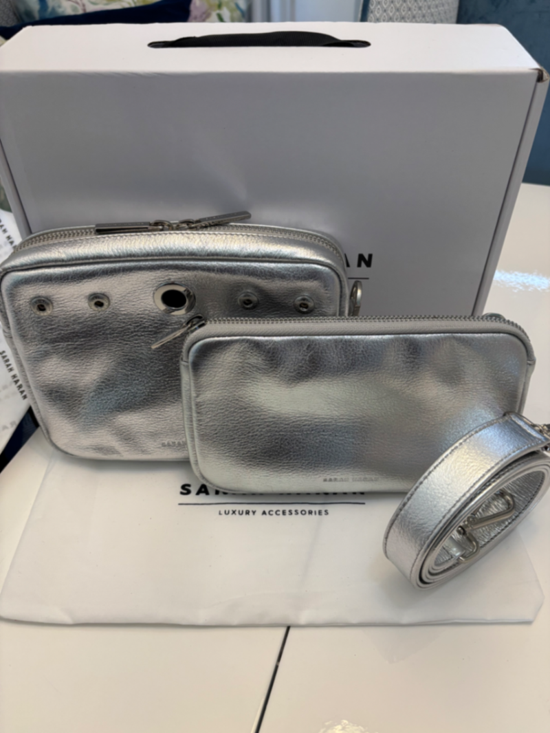 Silver Millie Bag & Millie pouch SHW