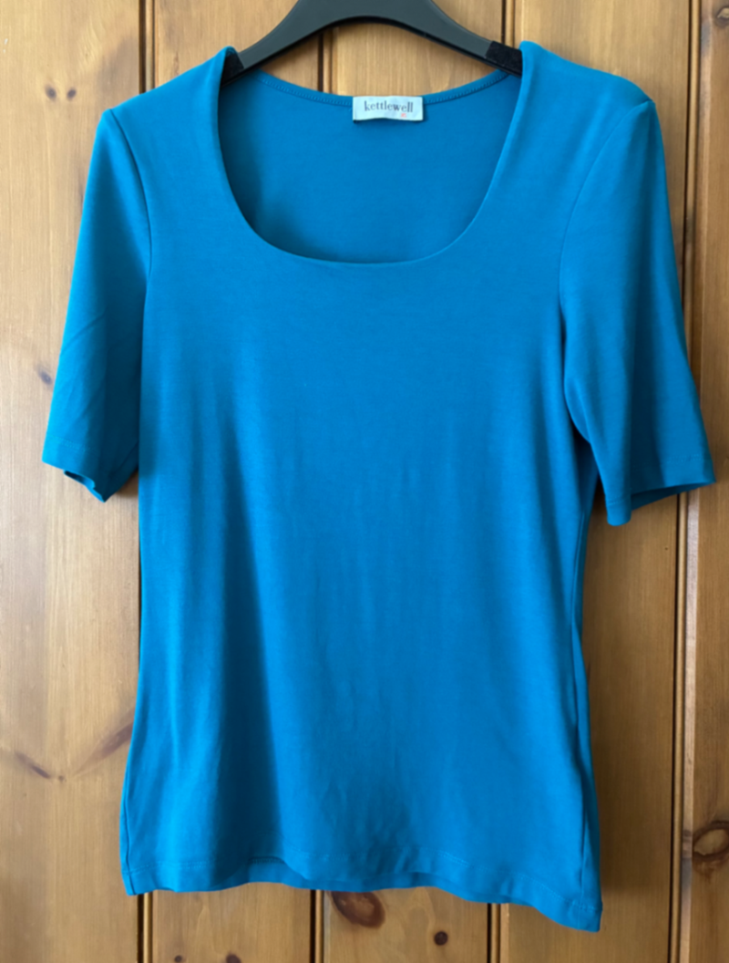Kettlewell Viscose Round Neck Short Sleeve Top XS