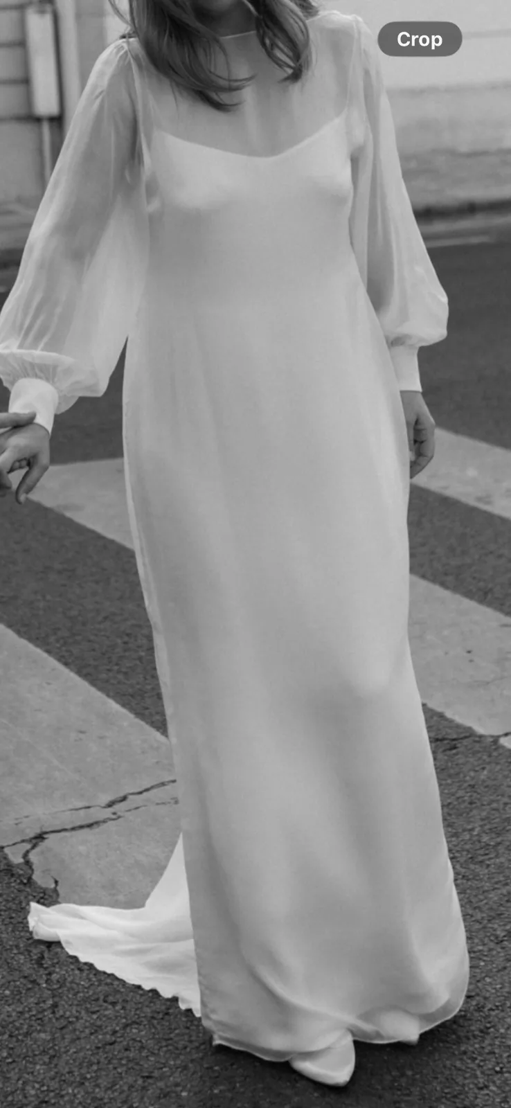 Lola Varma Larni Chiffon Overlay 