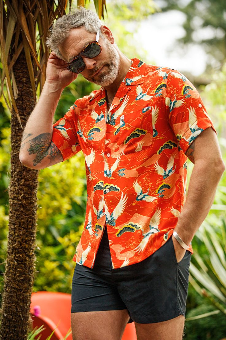 Island Aloha Shirt Off White