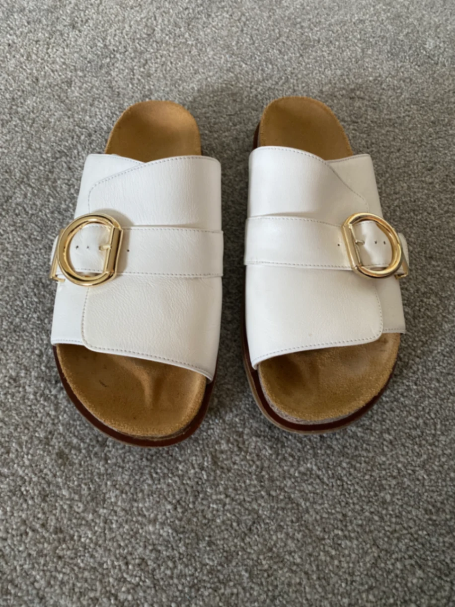 Clara - White Leather