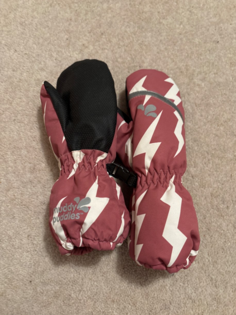 Ski mitten pink blizzard