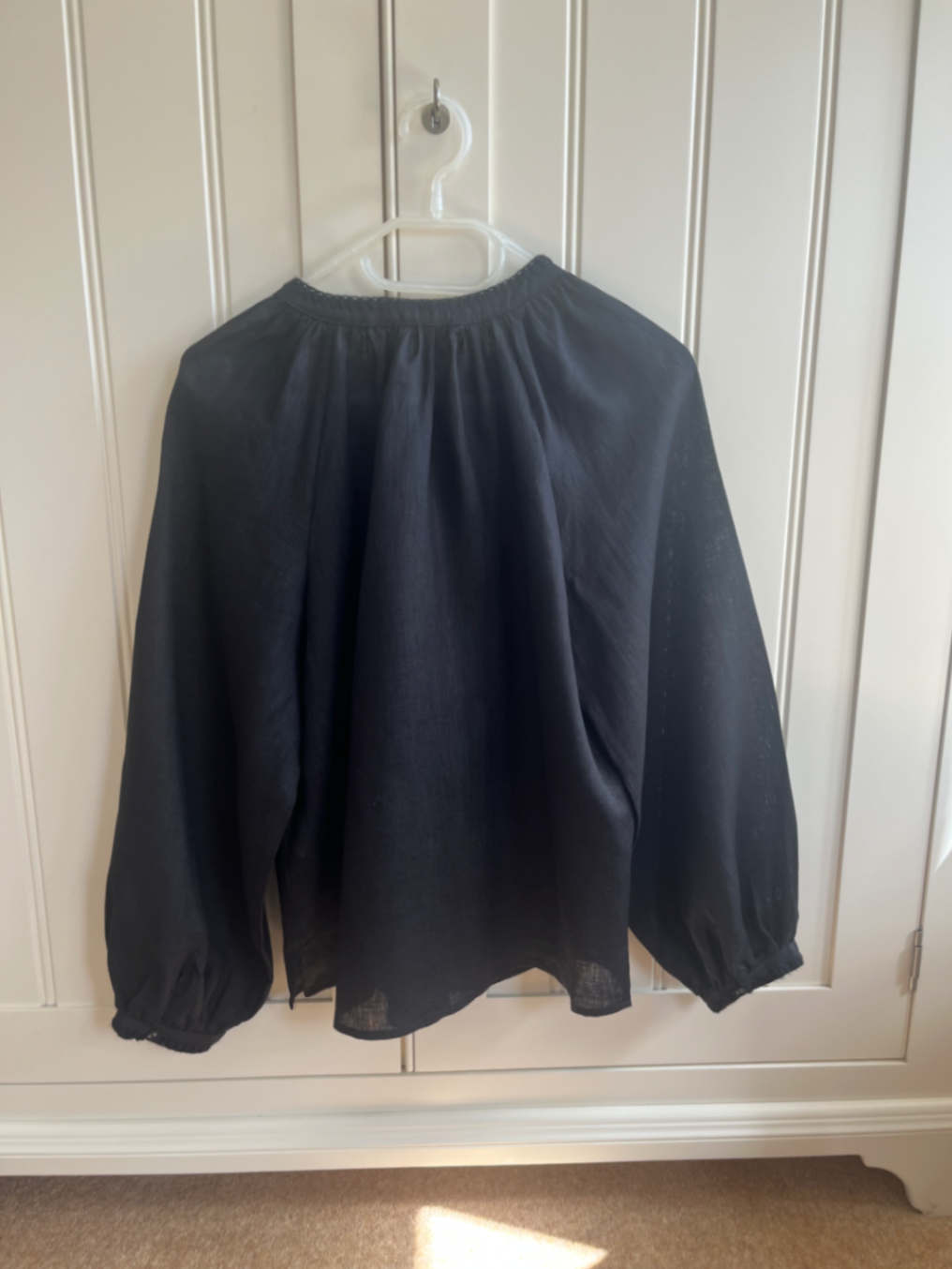 Black Linen Shirt Size 2