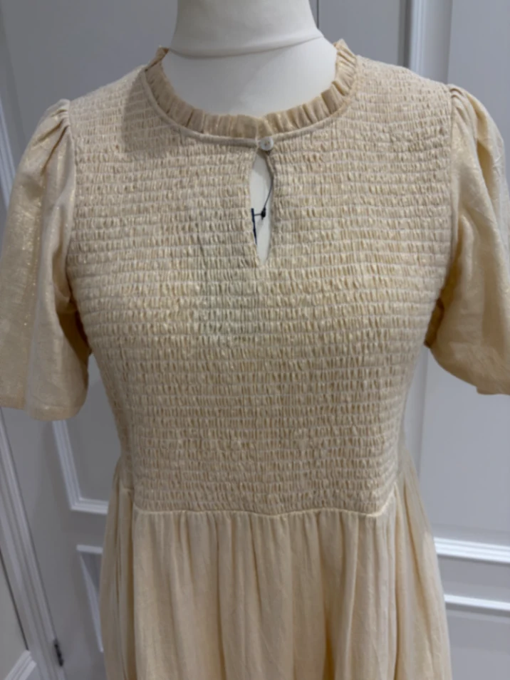 EF X Wyse Gold Shimmer Dress - Gold