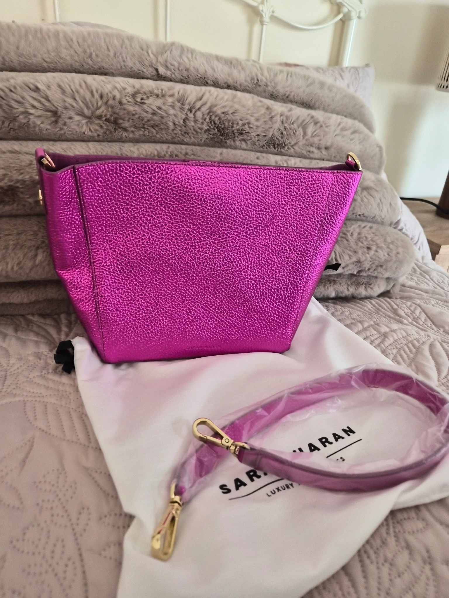 Mini S metallic pink