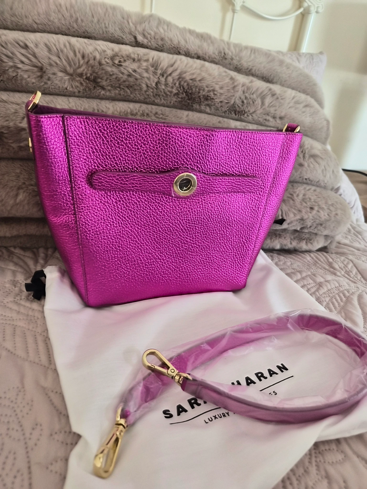 Mini S metallic pink