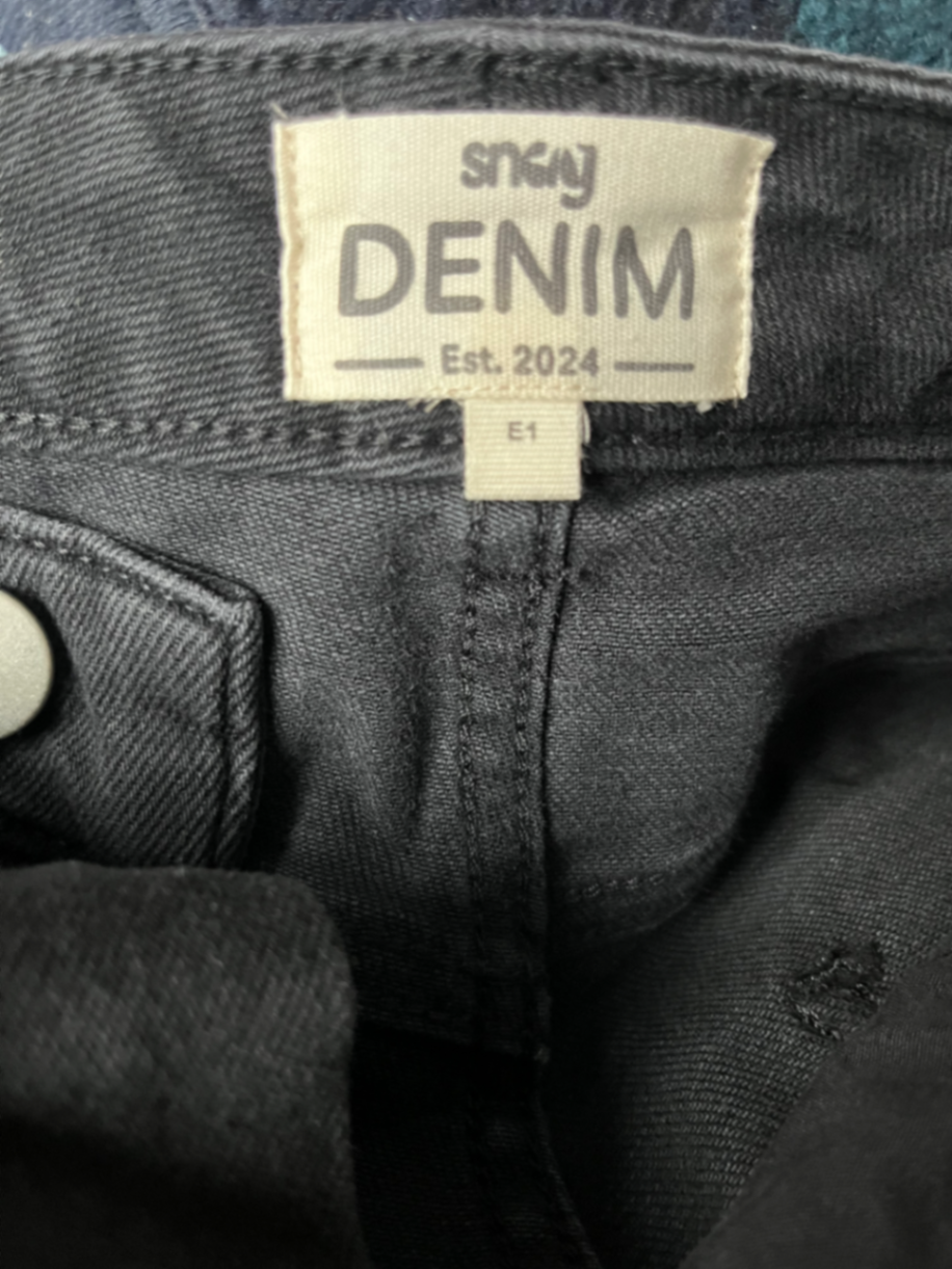 Denim Shorts - Black Sea.