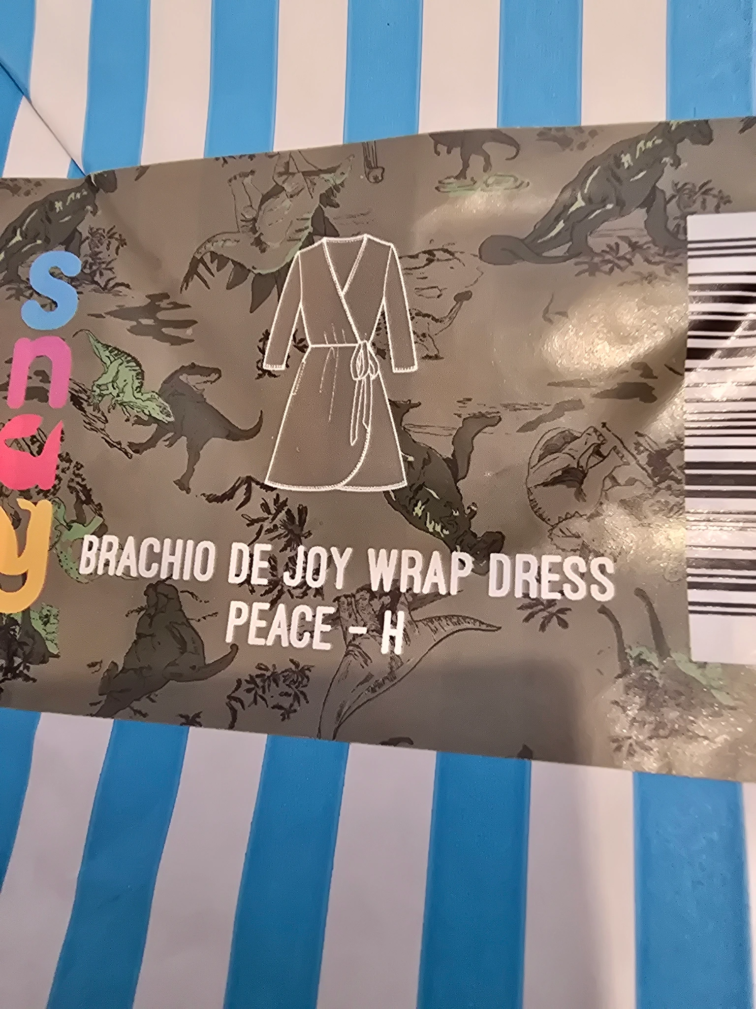 Brachino de joy wrap dress size H new in pack