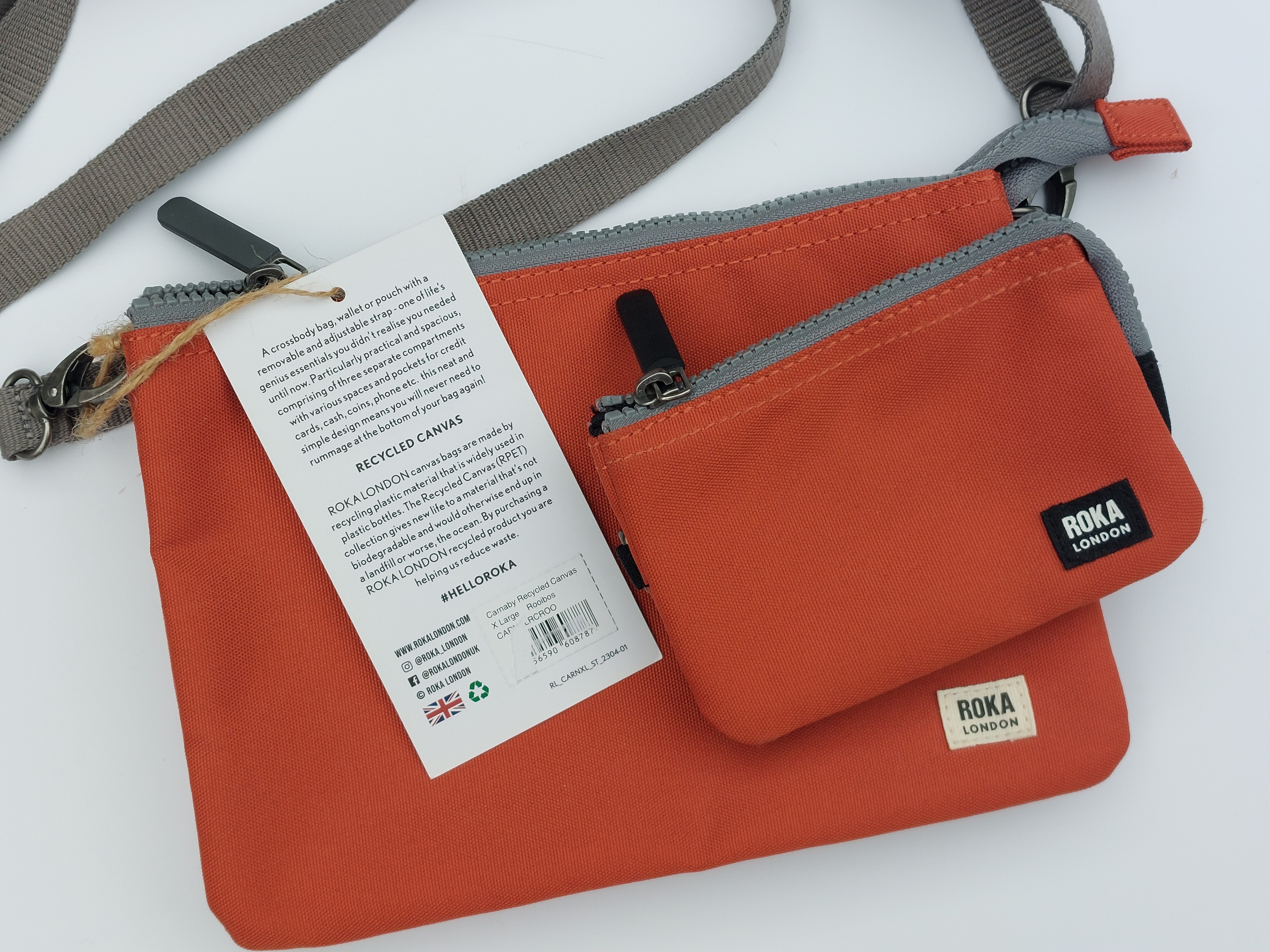 Carnaby XL crossbody in Rooibos and carnaby small purse