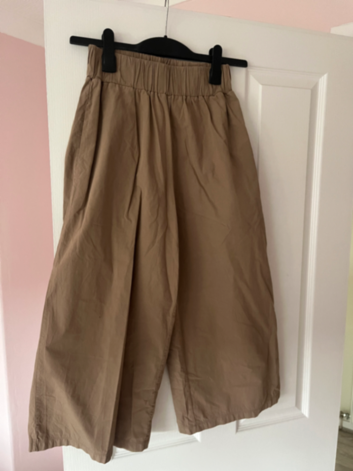 beaumont organic womens cropped trousers