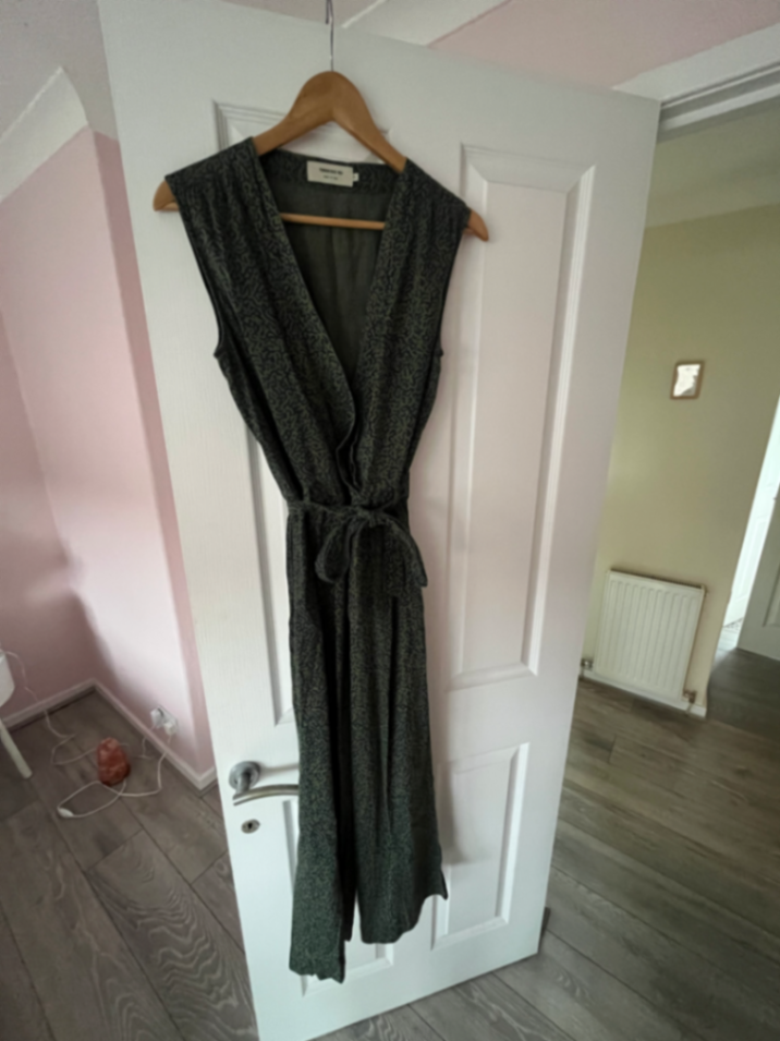 Thinking Mu Womens Green Jumpsuit