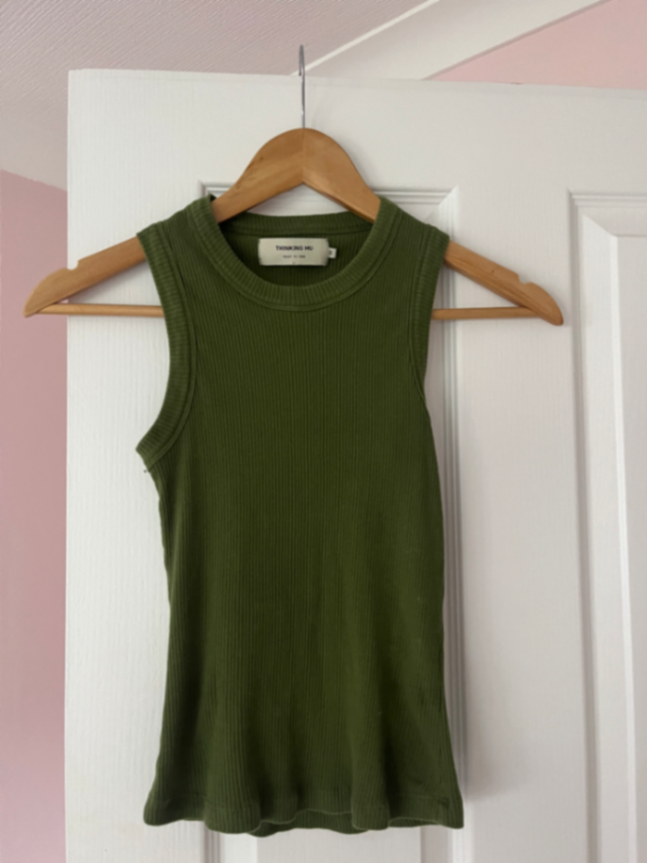 Thinking Mu Green Womens Tank Top