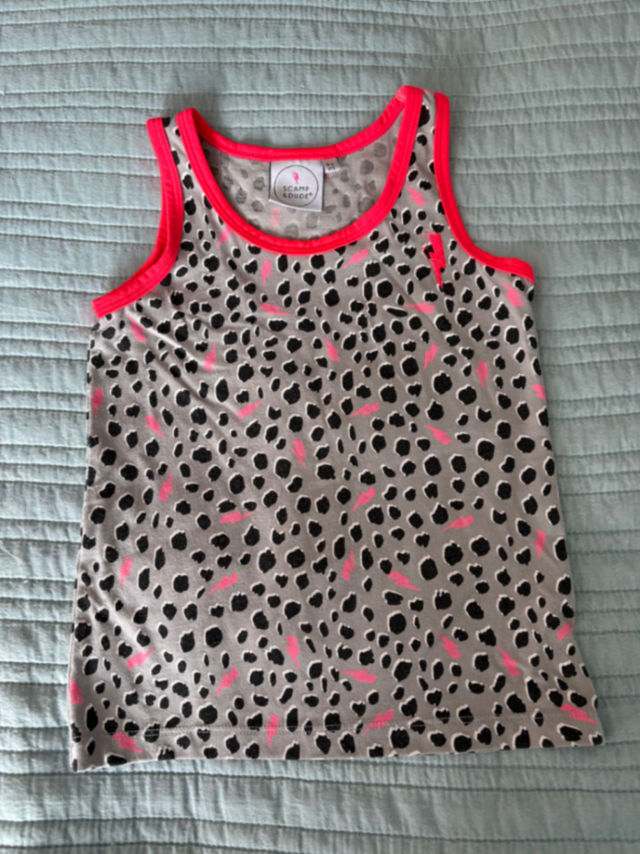 Kids Grey Cheetah Vest