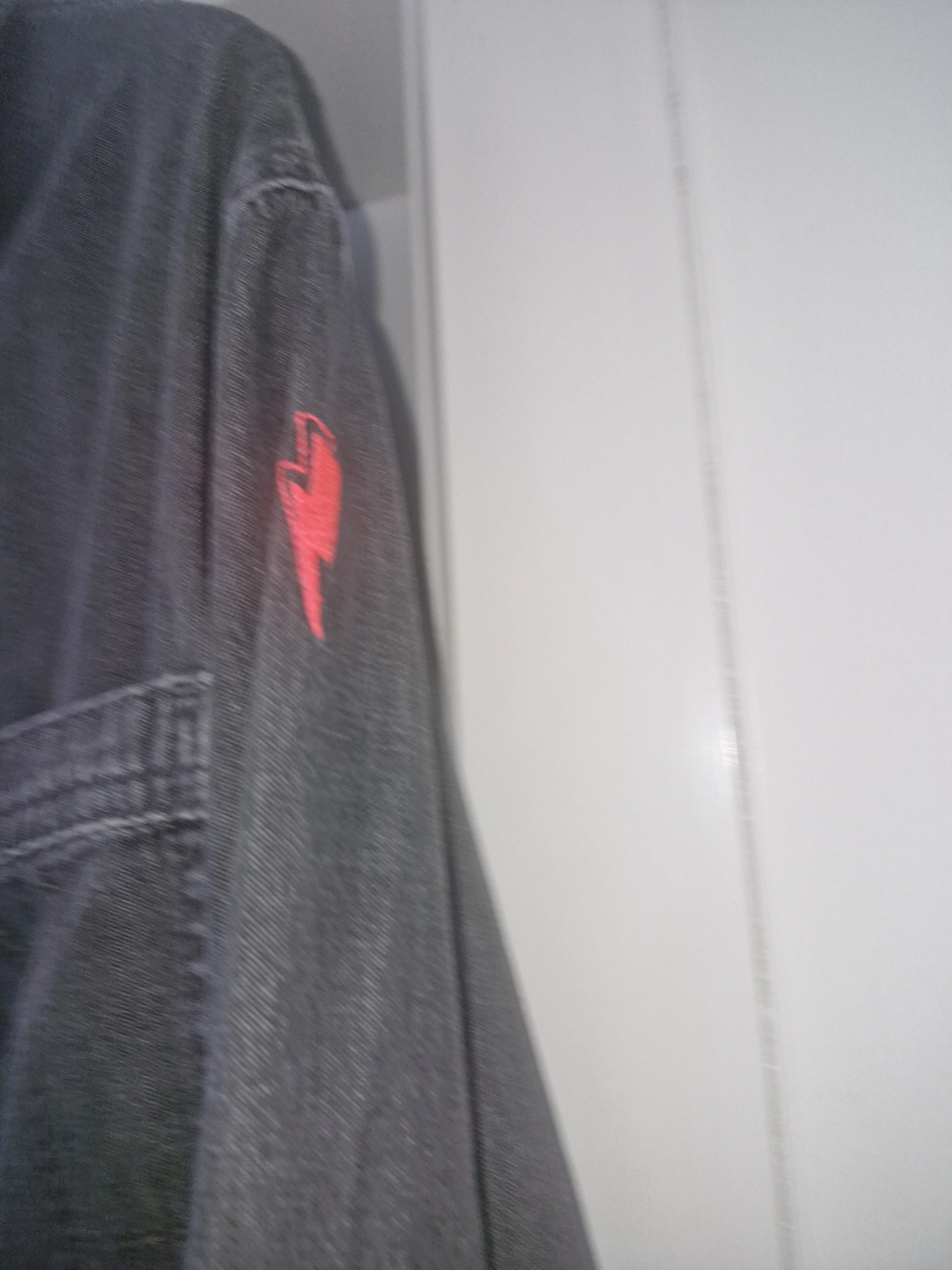 Washed Black Oversized Denim Shirt
