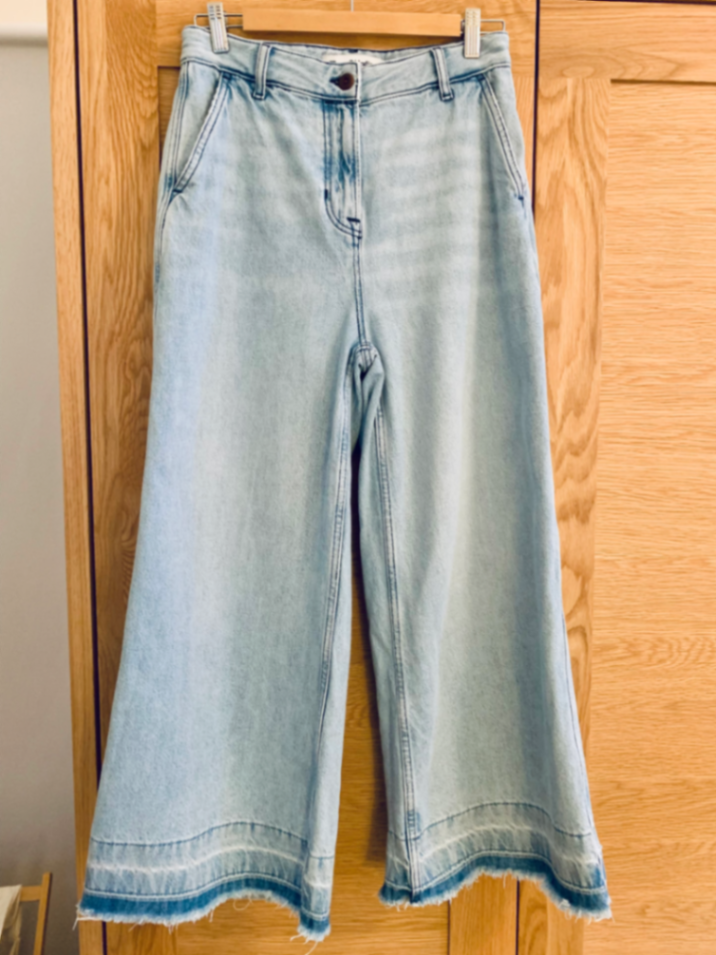 Kings of Indigo Lilibet High-Waisted Cropped Jeans