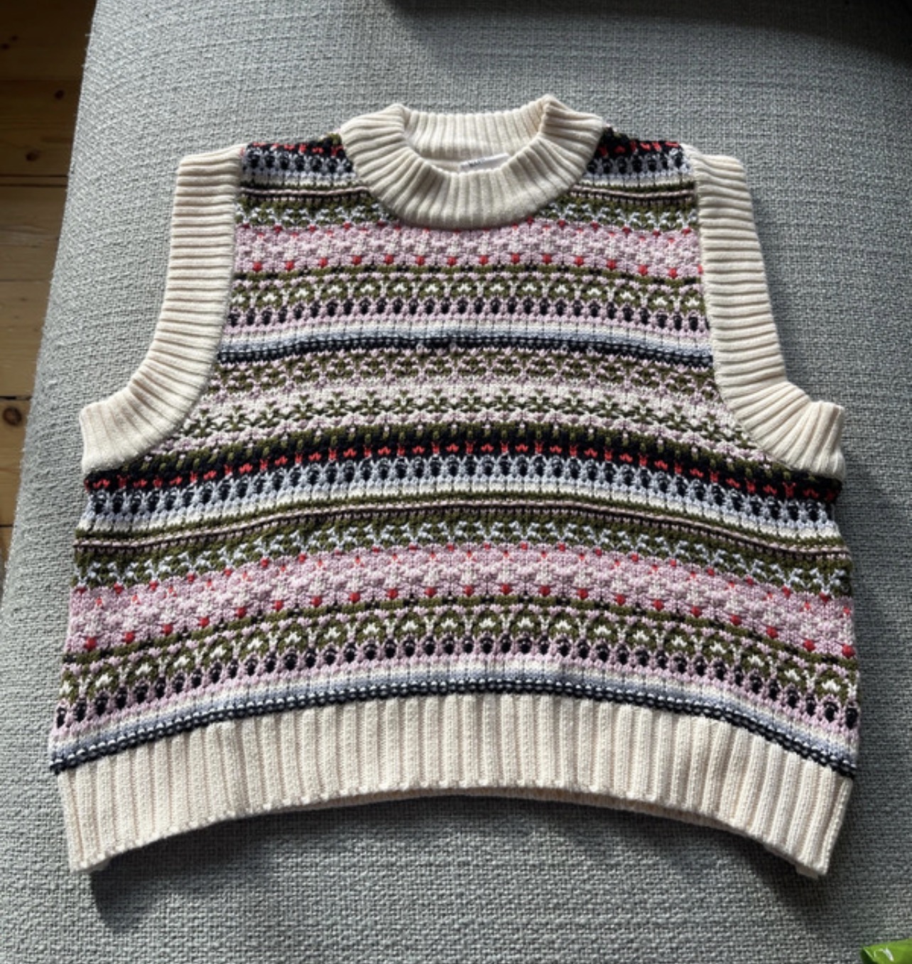 Kowtow Flowerbed Knit Vest