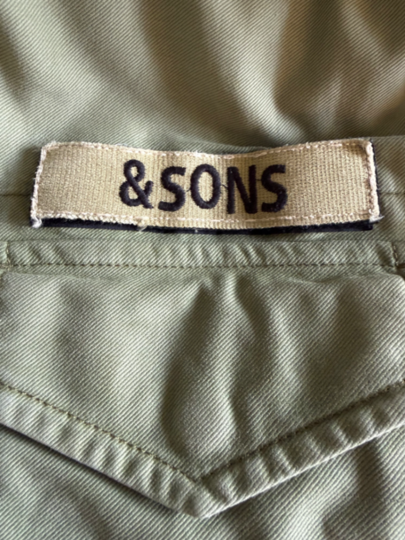 &SONS Trading Co. herenjack met militaire inspiratie,