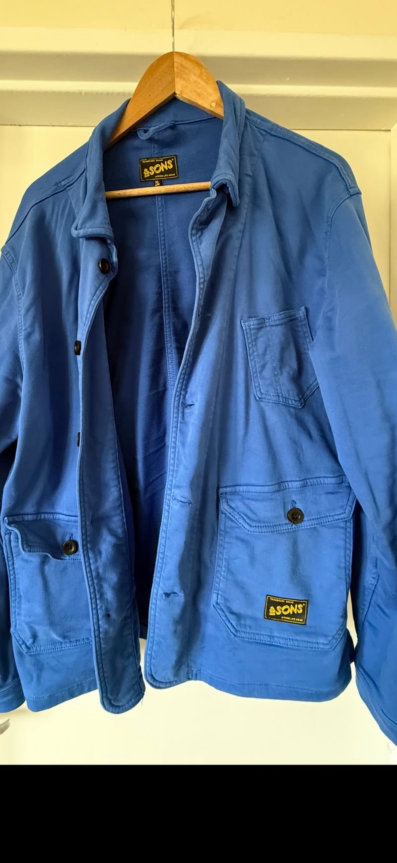 &SONS Blue Work Jacket