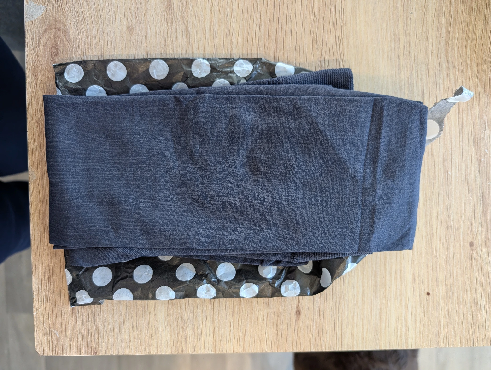 Slate footless tights 