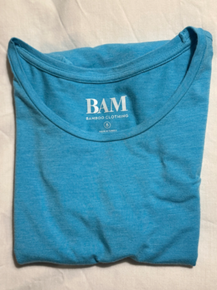 Women's Gathered Hem Air Bamboo T-Shirt 