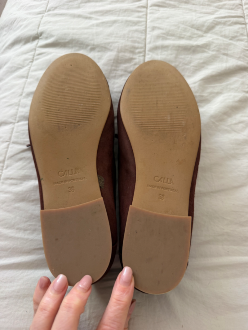 Freya Brown suede lofas 