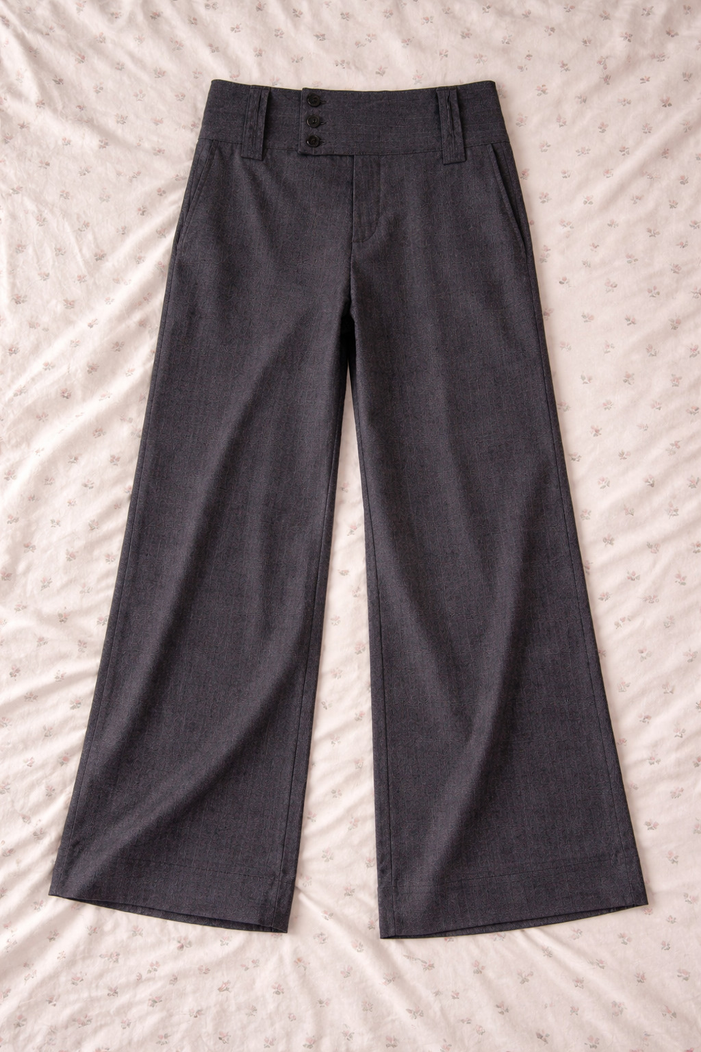 UO Charli Grey Loose Flare Trousers
