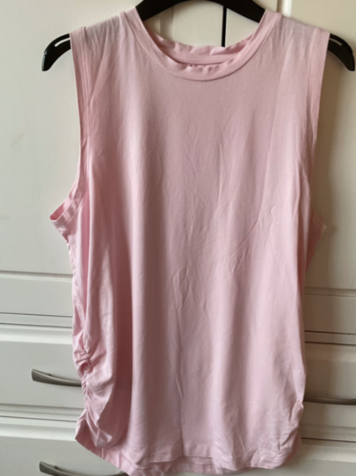 Gathered Hem Air Bamboo Sleeveless Top - 14