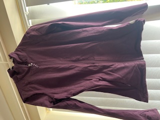 Sculpting Training Top - size 12 (Damson) 