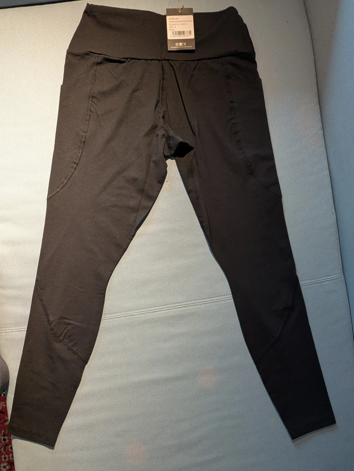 Enduro side pocket Leggings size 12 - black
