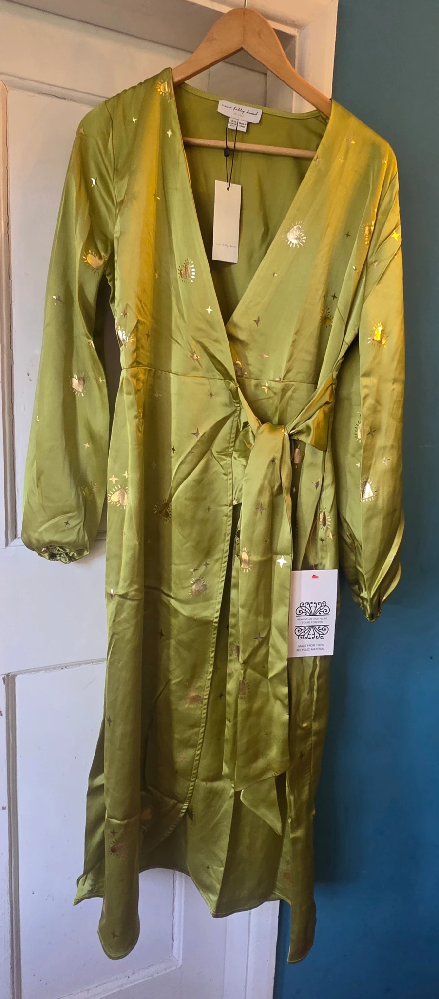 Lime vienna dress